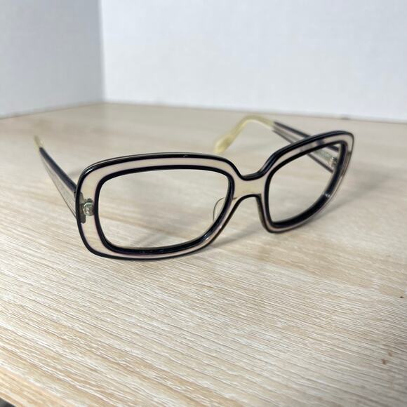 Oliver Peoples Freya CRY/BK Sunglasses FRAMES ONLY Translucent Gray 57-18-135 main image 5
